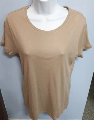 Faded Glory Women’s XL(12-14)  Shirt Light Brown - Image 1 of 4
