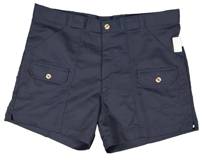 Pantalones Cortos Chinos Para Hombre 38 Bolsillos Carga Azul Marino Hechos en EE. UU. Harris Informales Nuevos Foto 1 de 4