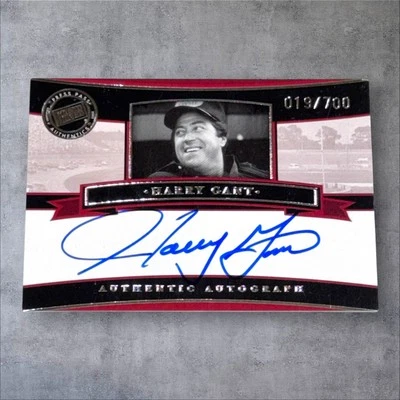 Harry Gant VINTAGE PACK PULLED signed HOF card 2005 PRESS PASS LEGENDS #019/700 - Image 1 of 2