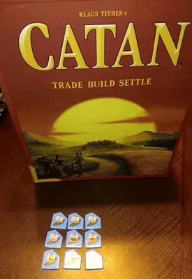 Colonos de Catán CN3071 *Piezas de repuesto se envía (x9) Foto 1 de 2