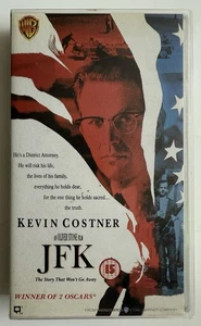 JFK (VHS Small Box Rental Edition, 1992, This tape has never Been rented) - Picture 1 of 8