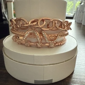 BP summer stacks into the unknown rose gold snake three stack - Picture 1 of 6