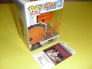 Funko Pop! Naruto Tobi #184 firmado Michael Yurchak con certificado de autenticidad JSA ¡COMO NUEVO 9/10 con estuche! - Imagen 1 de 11