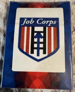 "Paquete de 24 pegatinas con el logotipo de Job Corps 2,5 x 3,5"" rojo blanco azul calcomanía sellada EE. UU." - Imagen 1 de 2