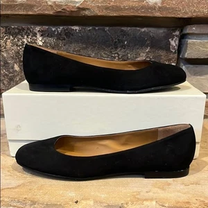 Margaux die klassischen eleganten schwarzen Wildleder Ballerinas - Bild 1 von 11