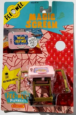 Matchbox PEE-WEE'S PLAYHOUSE MAGIC SCREEN 1988 NEW wind up toy - Image 1 of 4