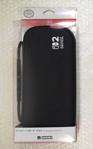 SLIM HARD POUCH PLUS (BLACK) SWITCH 2 JAPAN NEW (HORI) - Imagen 1 de 5