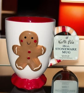 LEBKUCHENMANN KEKS ZUCKERSTANGE 18oz. STEINZEUG KAFFEEBECHER NORDPOL NEU MIT ETIKETT - Bild 1 von 9