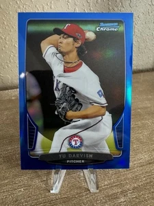 2013 Bowman Chrome Yu Darvish #46 Blue Refractor /250 - Picture 1 of 2