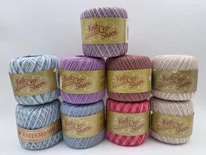 9 Stück J&P Mäntel Strick Cro Sheen mercerisierte Baumwolle verschiedene Farben - Bild 1 von 5