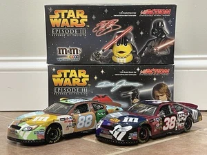 LOT SET 2005 Dale Jarrett & Elliott Sadler Star Wars III 3 NASCAR Action 1/24 - Picture 1 of 24