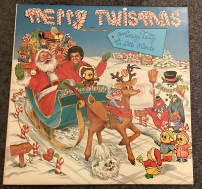Conway Twitty - Merry Twismas - Christmas LP Record W/ CD Copy Transfer - Image 1 of 2