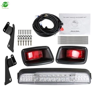 Golf Cart LED Tail Light Bar Kit W/wiring Brackets Fit For EZGO TXT 1996-2013 - Picture 1 of 12