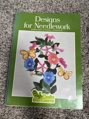 Crafts from Current Designs for Needlework Embroidery & Crewel Transfers Vintage - Image 1 of 4