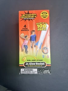 Stomp Rocket Jr. Leuchtrakete, 4 Raketen und Spielzeugraketenwerfer - Outdoor Rakete - Bild 1 von 4