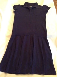 Size large Cherokee dress uniform polo blue short sleeve Girls - Picture 1 of 4