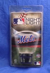 New York Mets Night Light Hi-Tech LED by Authentic Street Signs NOS - Picture 1 of 4