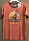 NWT - Oshkosh  Size 14 Boys, Orange Joshua  Tree California T-shirt W/ T Rex -B1