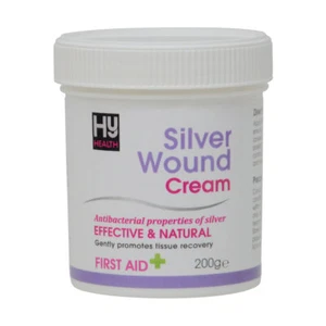 Hy Equestrian Silver Wound Cream Soothing Anti-Bacterial First Aid Cream 200g - Picture 1 of 1