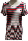 Tommy Hilfiger Denim Summer Cotton Dress Red White Stripes With Pockets Size M