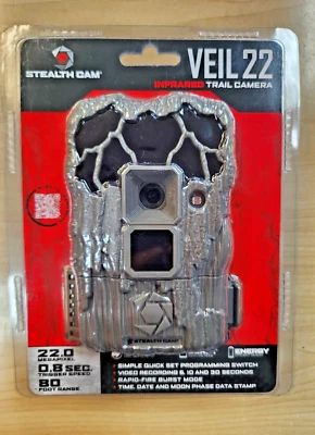 Stealth Cam Veil Trail IR Camera 22 MP STC-VL22 Brand New FREE S&H!!! - Image 1 of 2