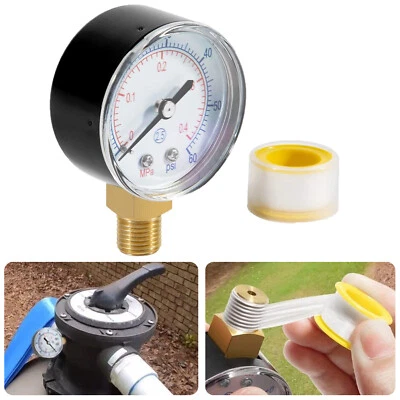 Repuesto de manómetro ECX270861 en caja para Select Hayward Sand & D.E. Filtro Foto 1 de 4