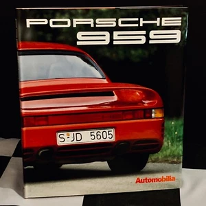 PORSCHE 959 AUTOMOBILIA OUT OF PRINT BOOK 1989 PASINI MULTILANGUAGE 961 LE MANS - Imagen 1 de 8