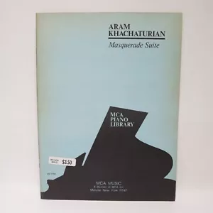Maram Khachaturian Masquerade Suite Piano Songbook Sheet Music Score 1948 MCA - Picture 1 of 6