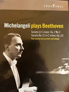 ARTURO BENEDETTI MICHELANGELI - Plays Beethoven DVD Exc Cond! Opus Arte - Picture 1 of 2