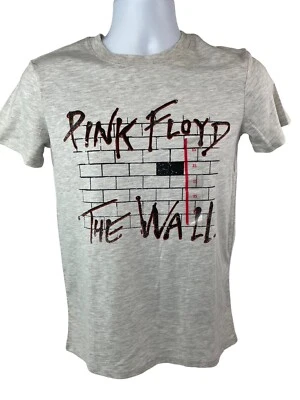 Pink Floyd The Wall T Shirt Adult XS Gray Licensed Rock N Roll Band Retro NWT - Image 1 of 4