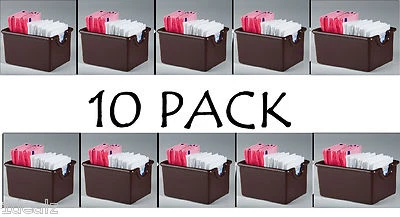 Plastic Sugar Packet Holder Caddy 10 PACK BROWN BRAND NEW FEDEX SHIPPING FREE! - Image 1 of 4