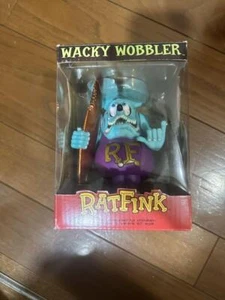 Rare Out Of Print Rat Fink Bobbing Head Surf Blue - Picture 1 of 6