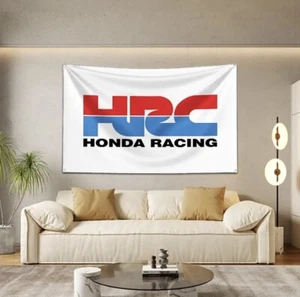 HRC Honda Racing Banner Fahne Flagge flag Werkstatt Neu - Picture 1 of 7
