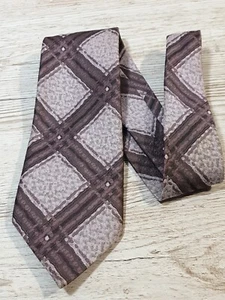 Vintage retro mens Marks & Spencer St Michael 9.5cm wide kipper neck tie. - Picture 1 of 5