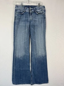 7 For All Mankind Mojo Bootcut-Damenjeans 28 blau verwaschen hergestellt in den USA 705596 - Bild 1 von 15