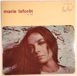 Marie Laforet Vol. XVI 7" Vinyl EP 1968 Disques Festival FX 1573 Chanson France - Foto 1 di 15