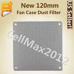 120mm Computer PC Dustproof Cooler Fan Case Cover Dust Filter Mesh with 4 screws - Picture 1 of 5