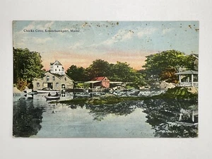 1914 Kennebunkport, Maine ME - Chick's Cove - Boat House, Gazebo Postcard A-3 - Picture 1 of 3