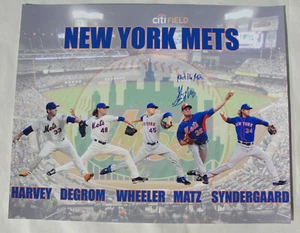 STEVEN MATZ SIGNED 16X20 PHOTO NEW YORK METS BASEBALL AUTOGRAPHED blue jays - Picture 1 of 2
