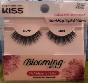 KISS BLOOMING LASHES,PEONY 64820 KBH01 (3 paia) - Foto 1 di 4