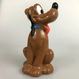Disney Mickey Pluto Dog Large Figurine Statue Vintage No Longer Produced - Picture 1 of 6