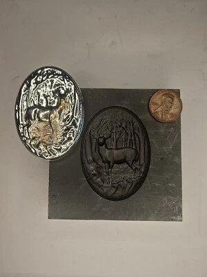 Deer 🦌 3D Graphite Ingot Mold for Gold Silver Copper Casting Refining - Image 1 of 4