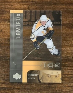 2001-02 Upper Deck Ice #36 Mario Lemieux Pittsburgh Penguins HOF - Picture 1 of 2