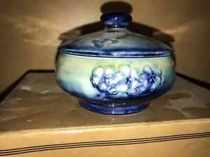 MOORCROFT COVERED DISH ORCHID PATTERN - Picture 1 of 6