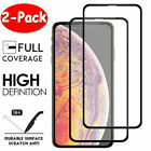 2Pcs FULL COVER Tempered Glass Screen Protector For iPhone 12 11 Pro X XR XS Max