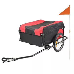 CyclingDeal Bike Bicycle Cargo Trailer - Bike Cart Wagon with Cover - Picture 1 of 5