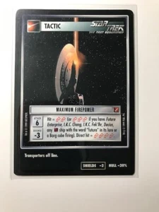 MAXIMUM FIREPOWER  Star Trek CCG TCG  1st Edition - Picture 1 of 1