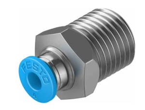 FESTO QS-1/4-4 190644 Push-in Fitting New - Picture 1 of 7