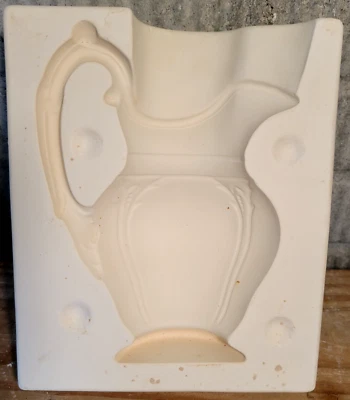 Molde deslizante de cerámica Spectrum 229A jarra pequeña ornamentada con mango 7,25 pulgadas Foto 1 de 4