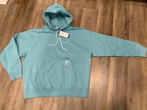 Nike Solo Swoosh NikeLab DX1355 464 Felpa con Cappuccio in Pile Aqua Noise Turchese Uomo XL - Foto 1 di 10